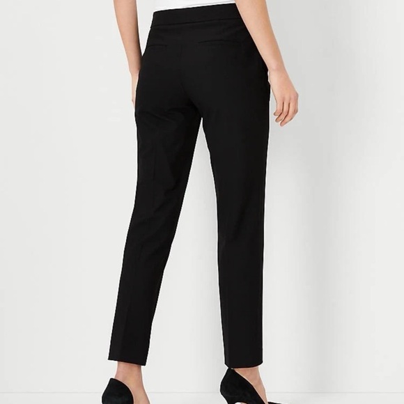 Ann Taylor The Petite Ankle Pant in Seasonless Stretch Core Black 0P New - Picture 3 of 7